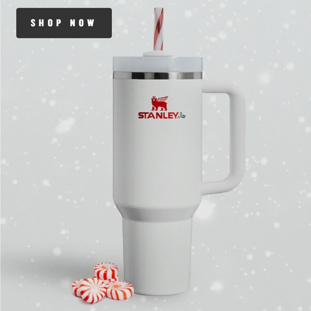 Cyber Monday Limited Edition🎄Stanley Cup 40oz -
Mistletoe Twist